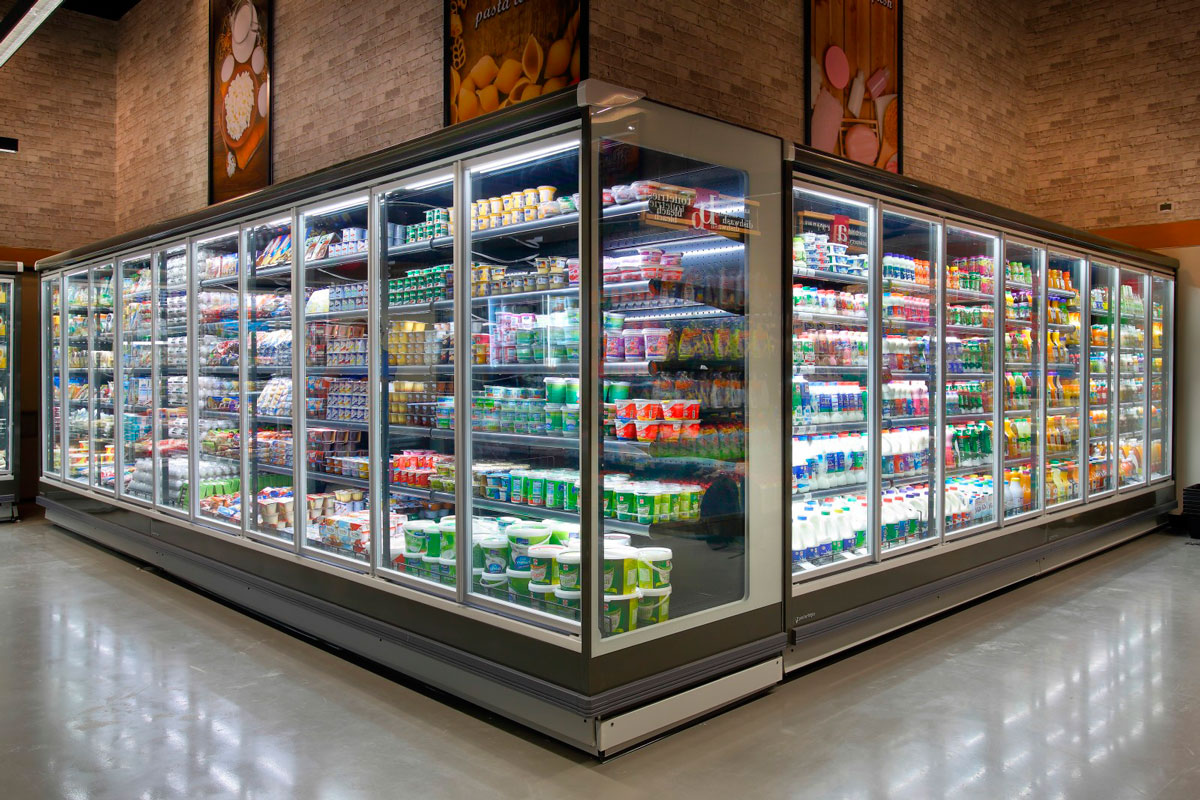 Hudson medium temperature open multideck refrigerator